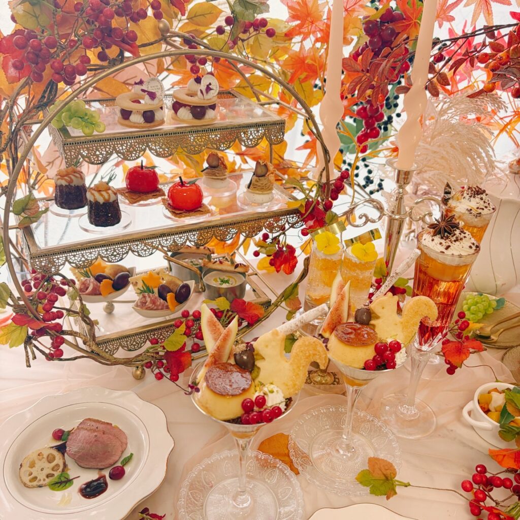 HAUTE COUTURE CAFE OMOTESANDO The Golden Harvest Afternoon Tea